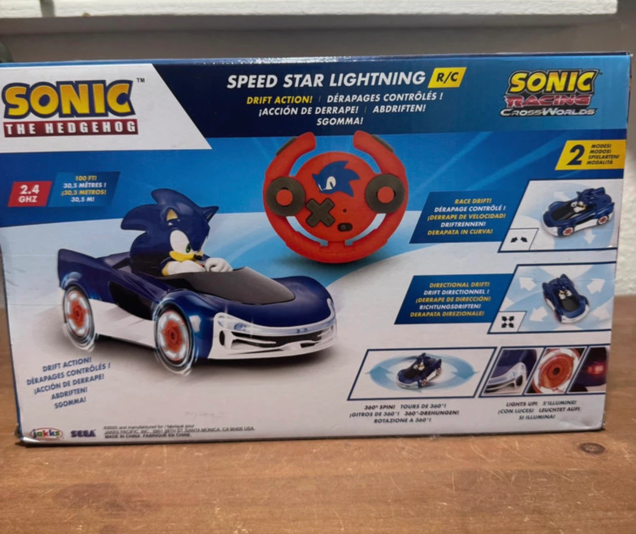 Sonic the Hedgehog Speed Star Lightning Drifting RC Car - photo 2