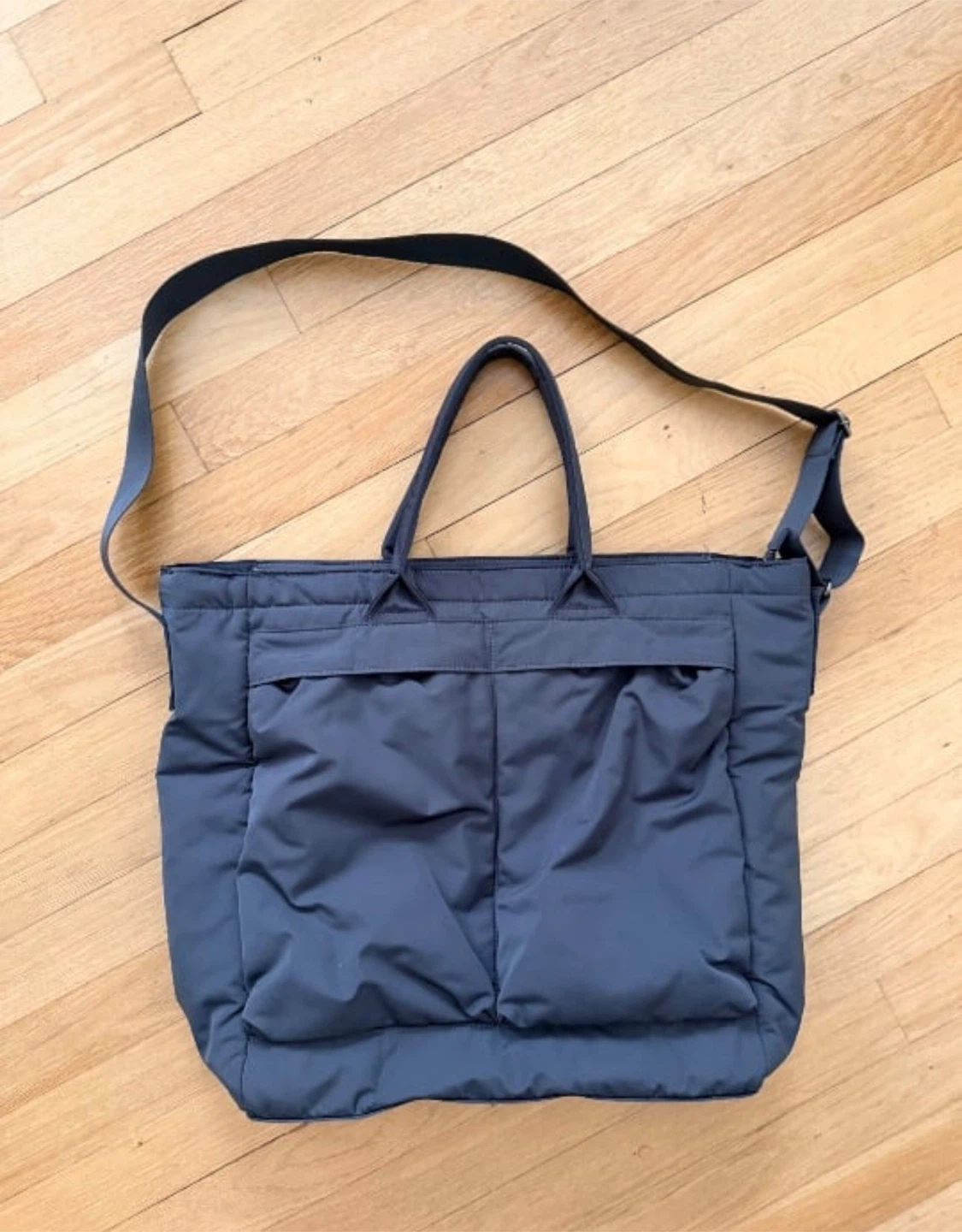 Uniqlo 2-Way Padded Tote Bag in Navy