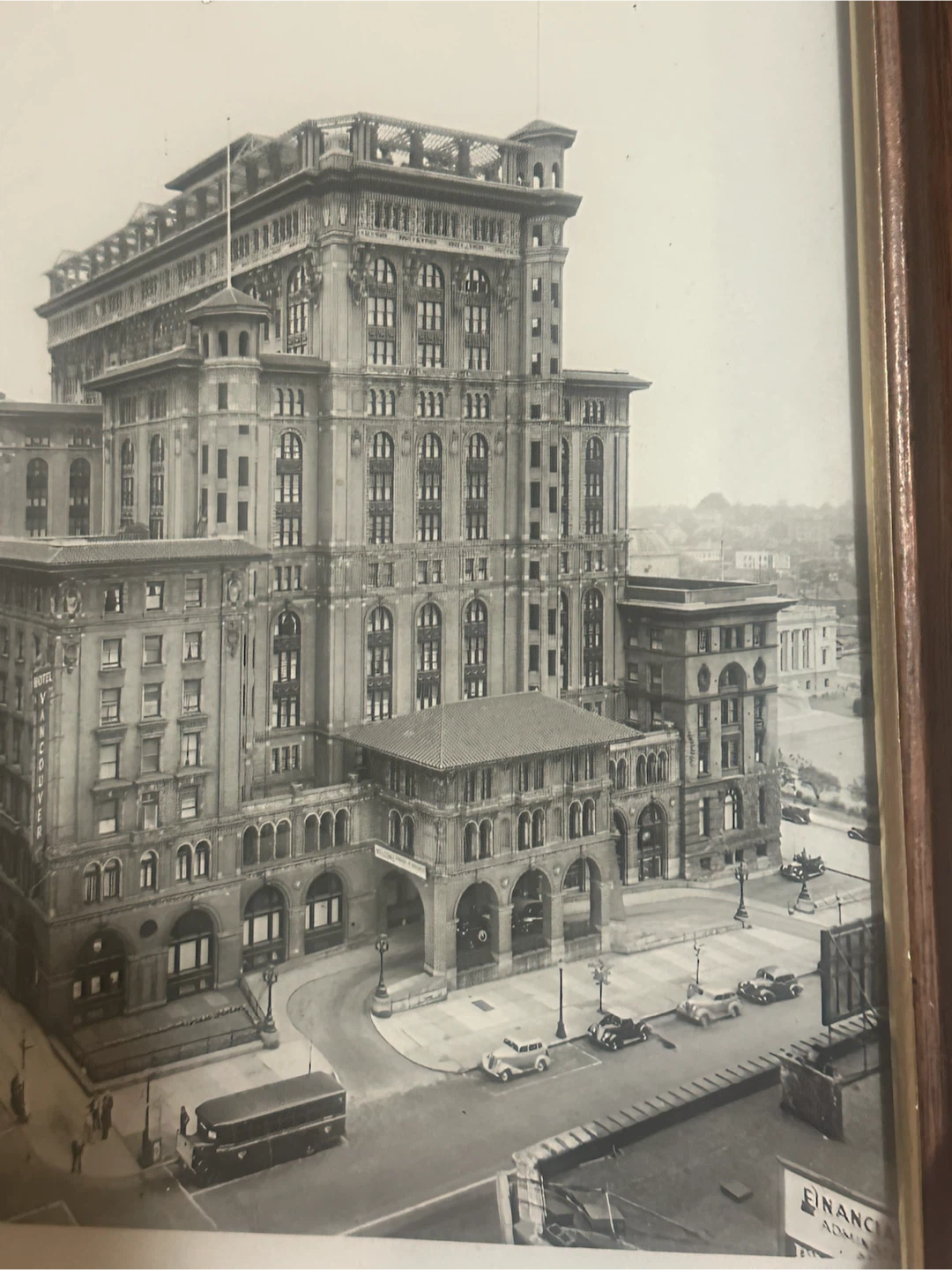 Vintage Leonard Frank Framed Photo: 2nd Hotel Vancouver - photo 3