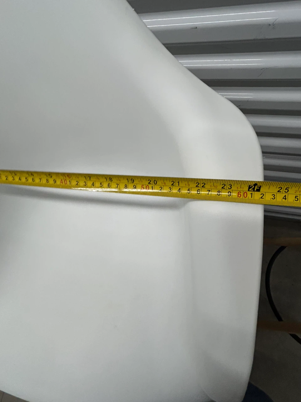 Set of 3 White Mid Century Style Bar Stools - photo 5