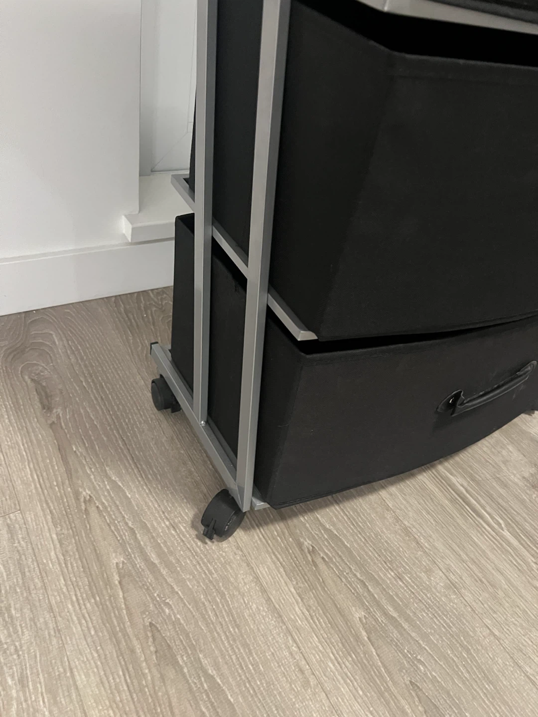 3-Drawer Fabric Storage Unit with Wheels - photo 5