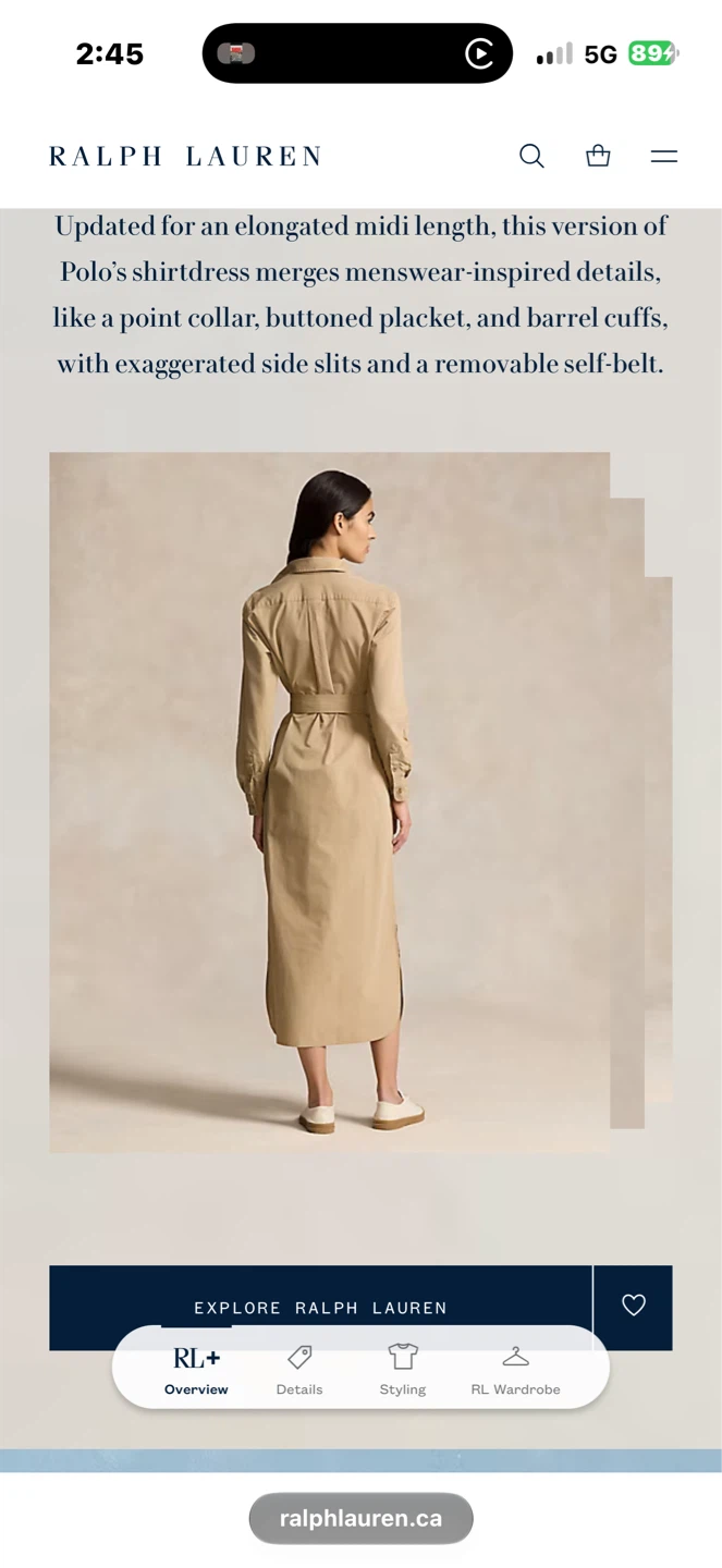 Ralph Lauren Women’s Midi Shirtdress - photo 4