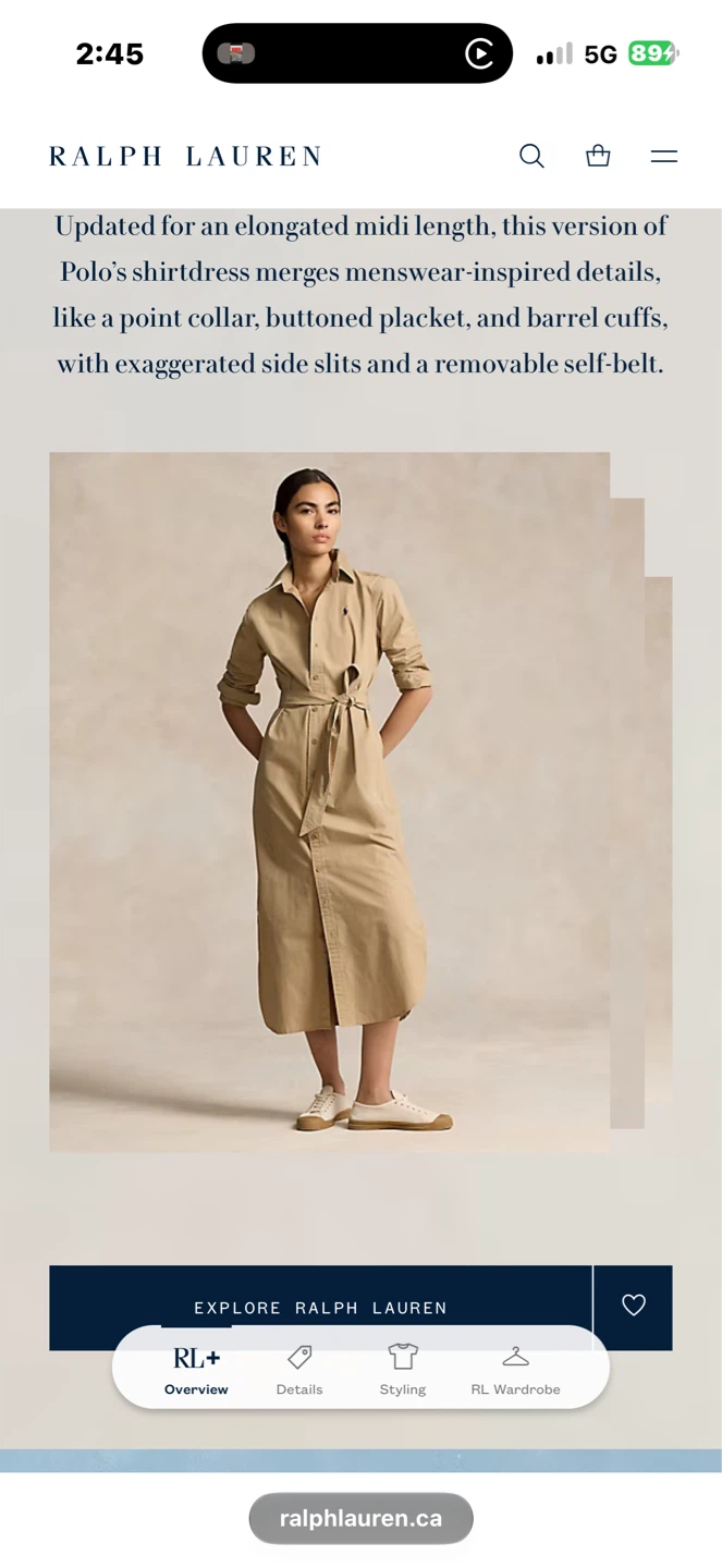 Ralph Lauren Women’s Midi Shirtdress - photo 2