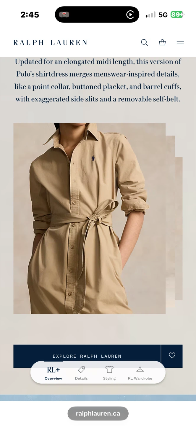 Ralph Lauren Women’s Midi Shirtdress - photo 5