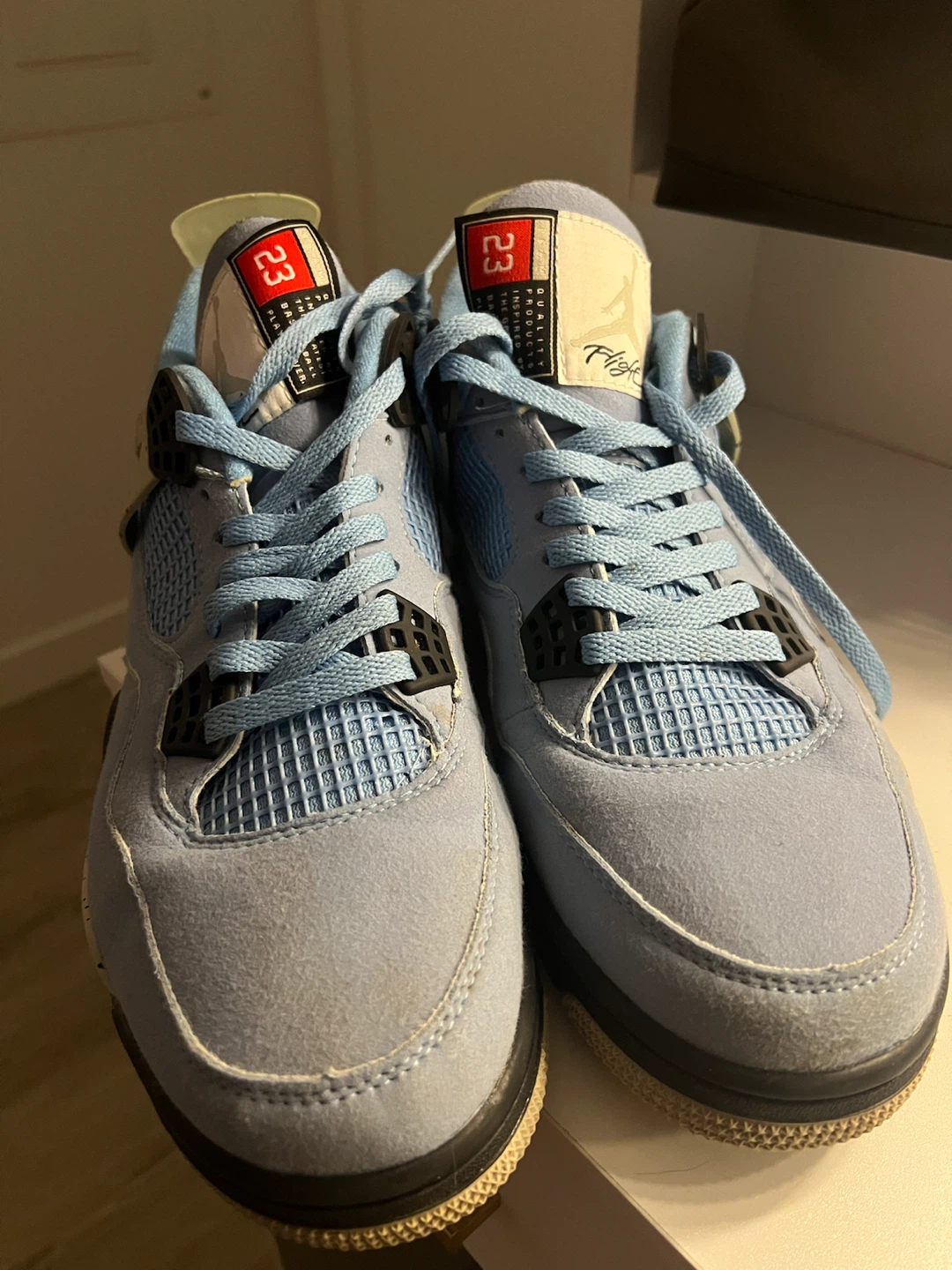 Air Jordan 4 Retro University Blue Sneakers - photo 2