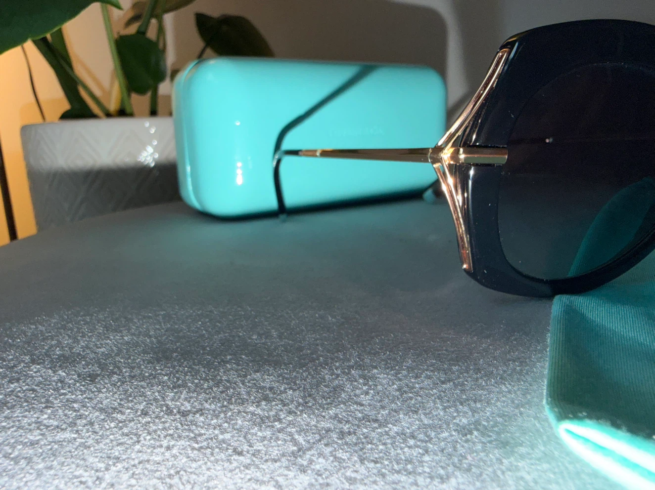 Tiffany & Co. Sunglasses with Case and Pouch - photo 2