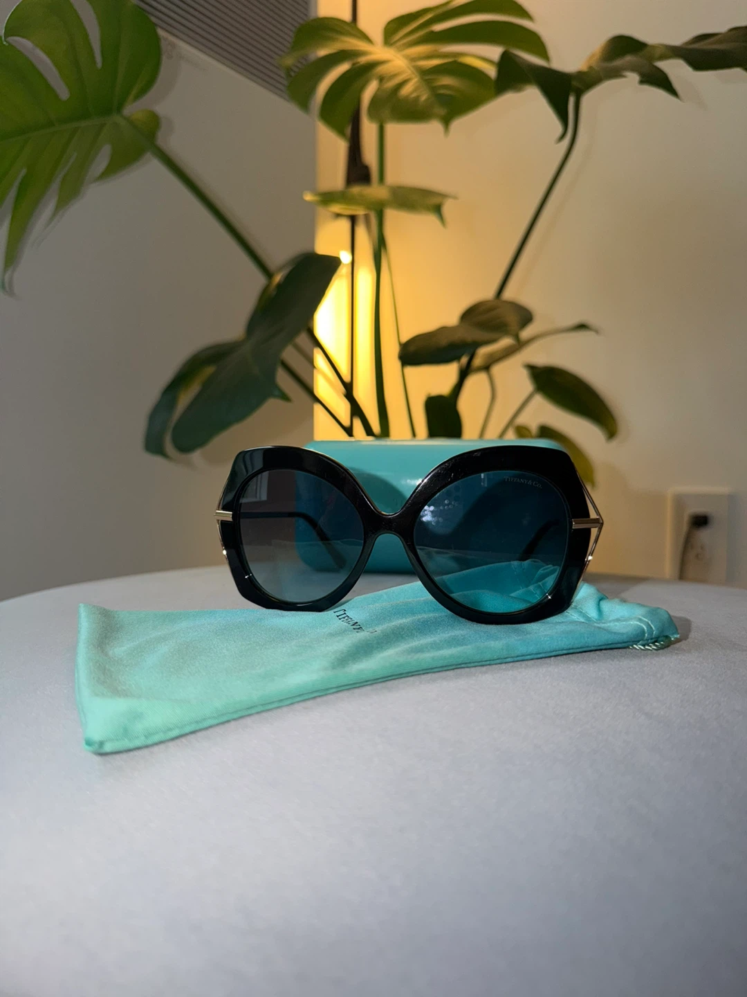 Tiffany & Co. Sunglasses with Case and Pouch - photo 3