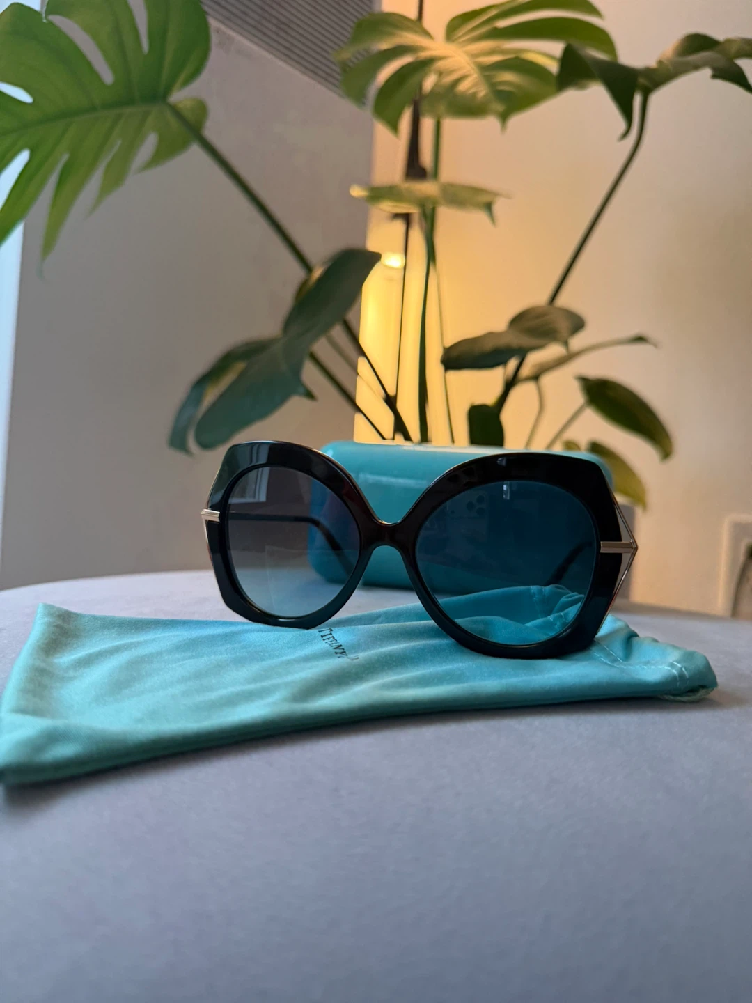 Tiffany & Co. Sunglasses with Case and Pouch - photo 4