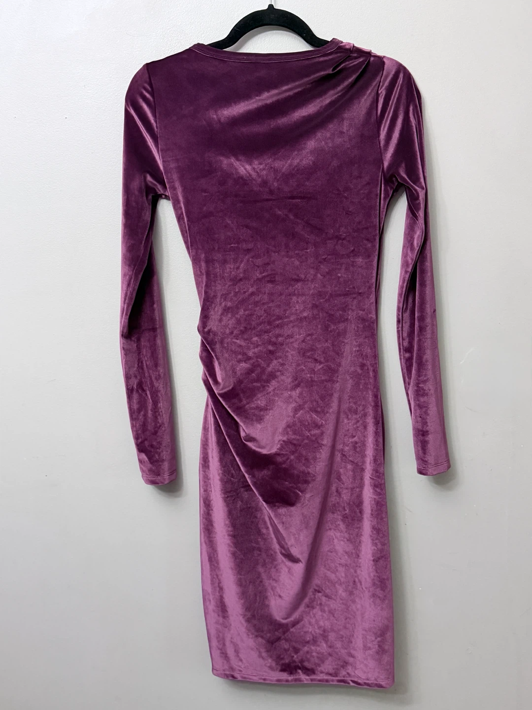 Wilfred Free Velvet Ruched Wrap Dress - photo 4