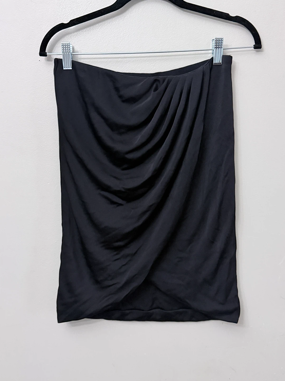 Babaton Black Draped Mini Skirt - photo 2