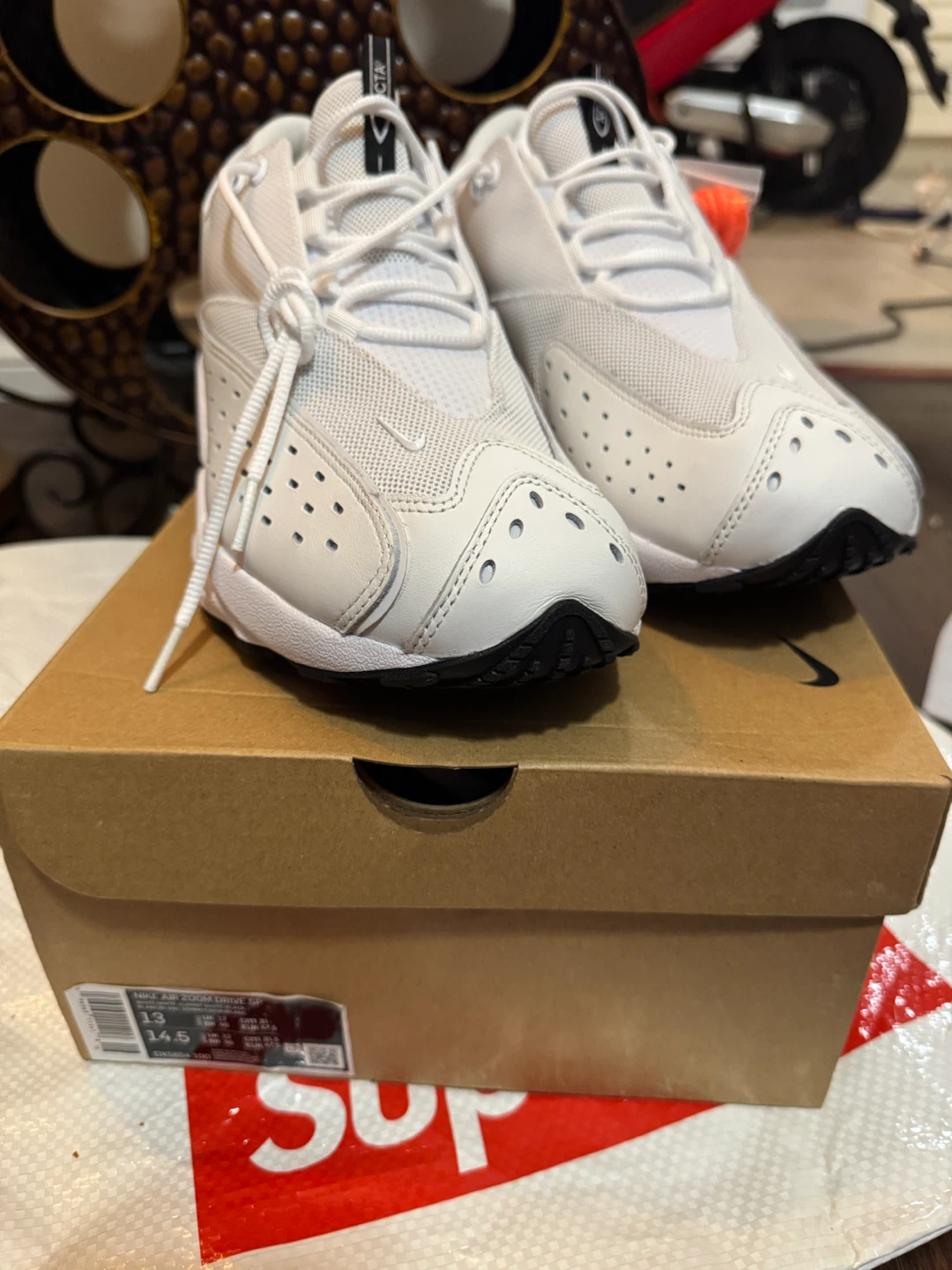 Nike Air Zoom Drive SP White Shoes - photo 2
