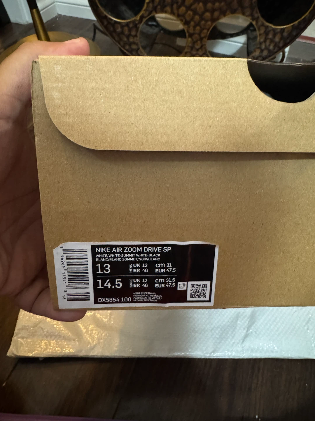 Nike Air Zoom Drive SP White Shoes - photo 4