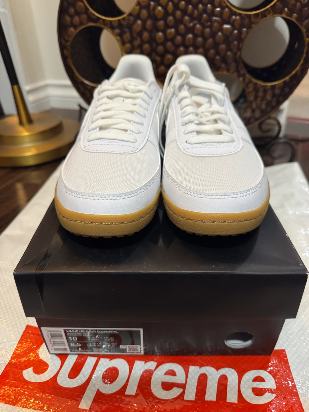 Nike Women's Field General White Gum Sole Sneakers Size 10 - photo 4