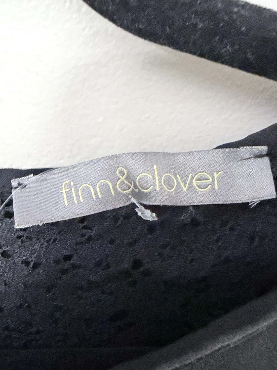Finn & Clover Black Romper with Lace Detail XS - photo 4