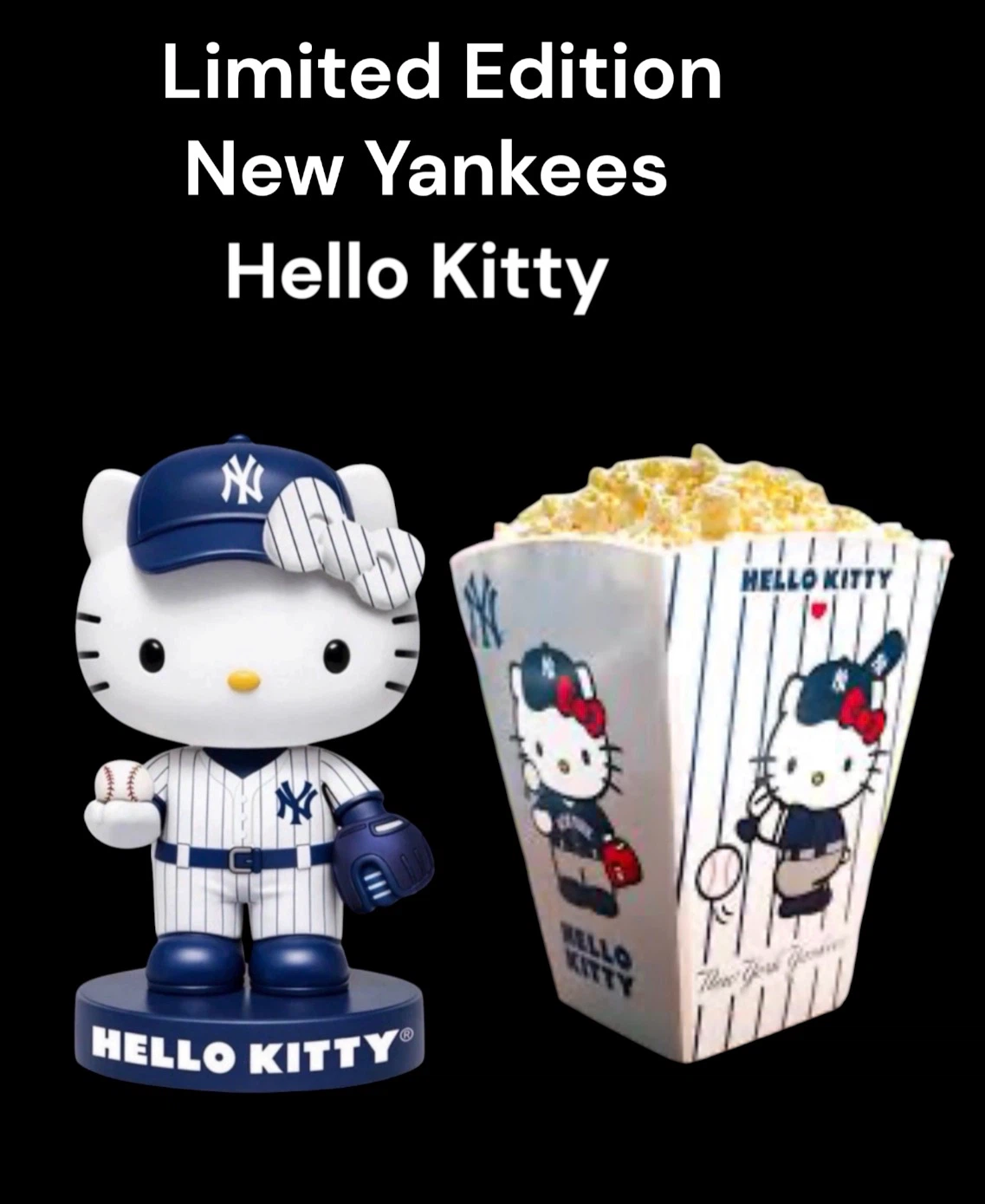 New York Yankees Hello Kitty Limited Edition Bobblehead