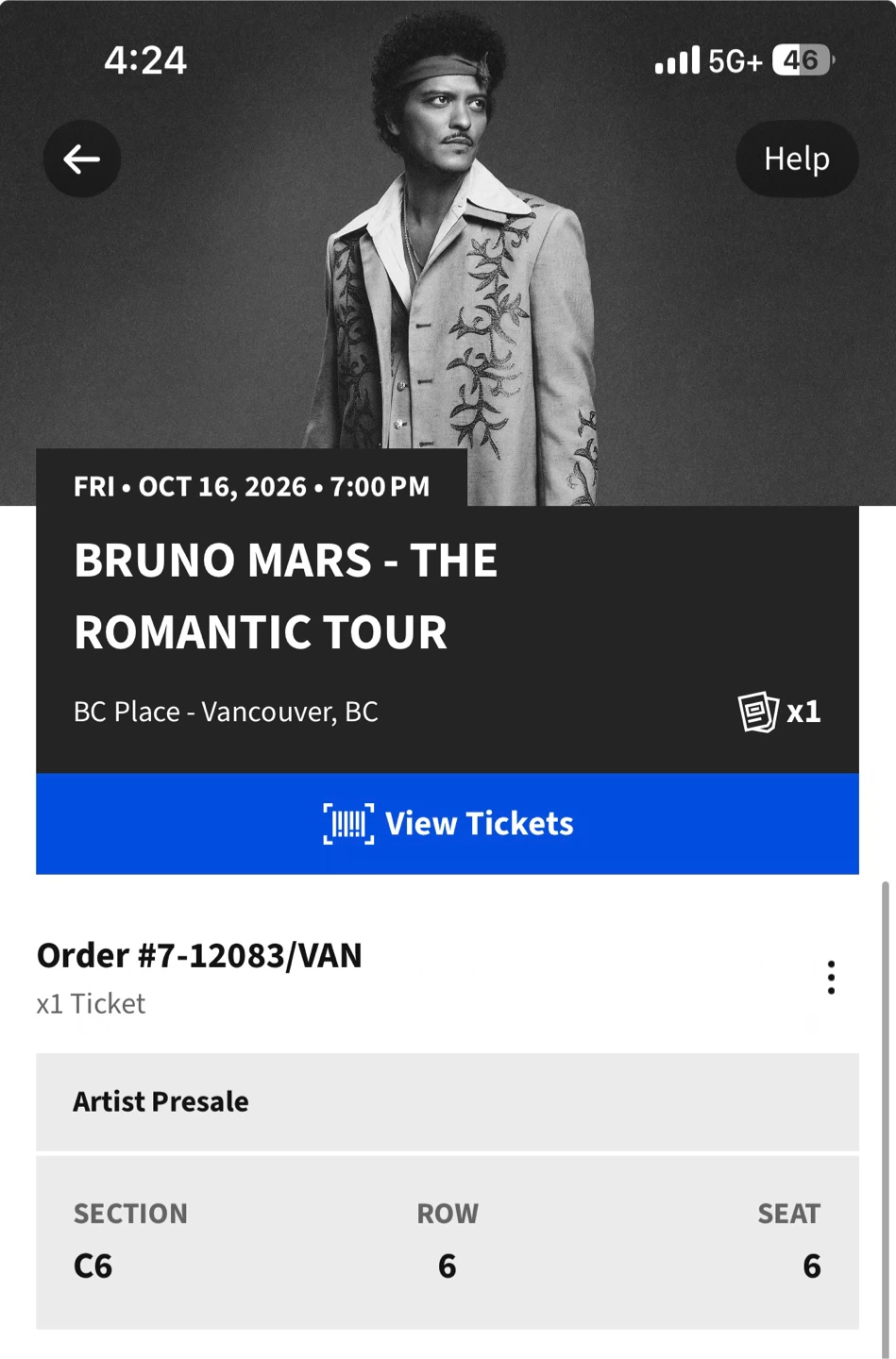 FLOOR Bruno Mars