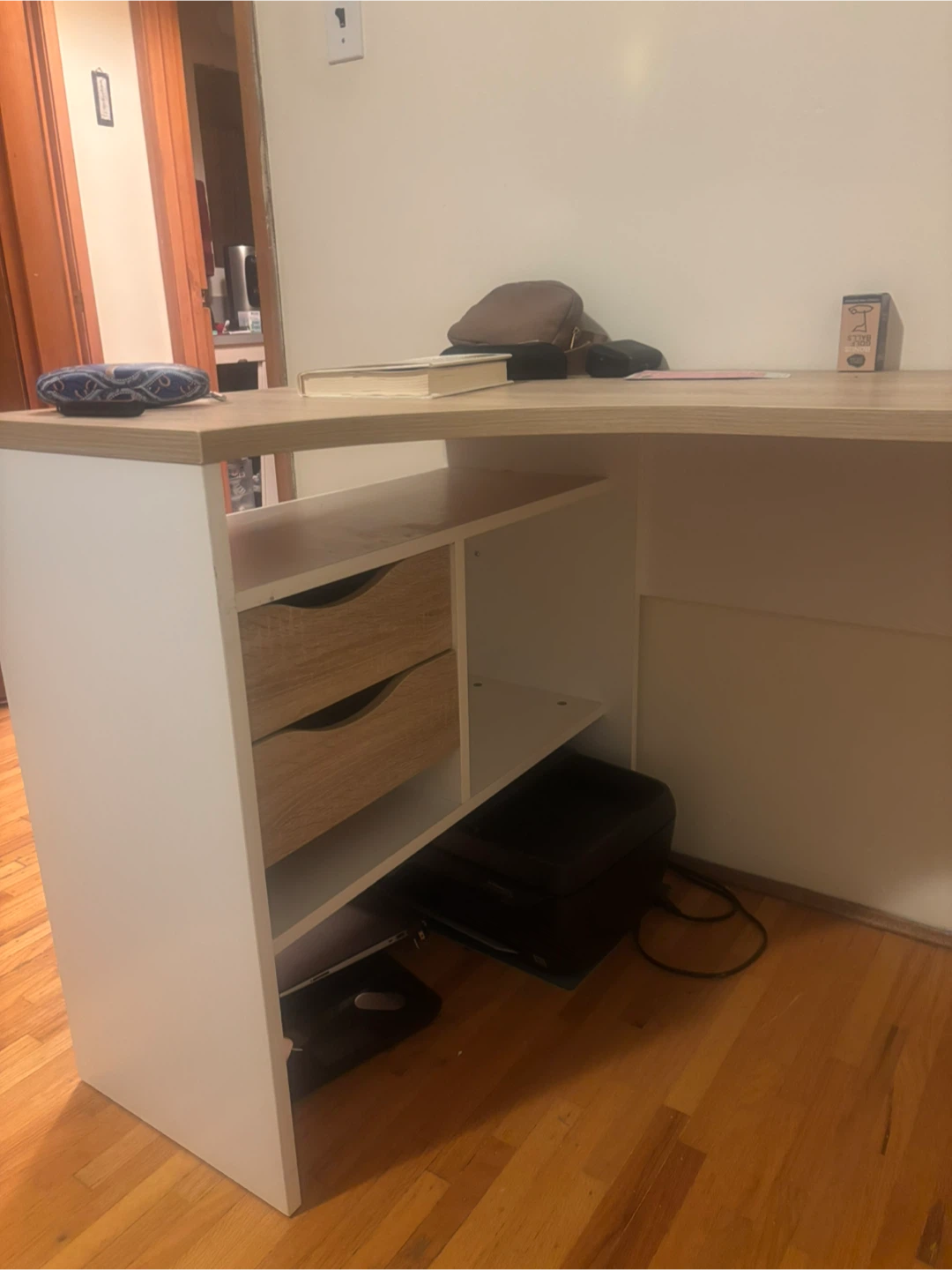 Corner Desk with Drawers - photo 2