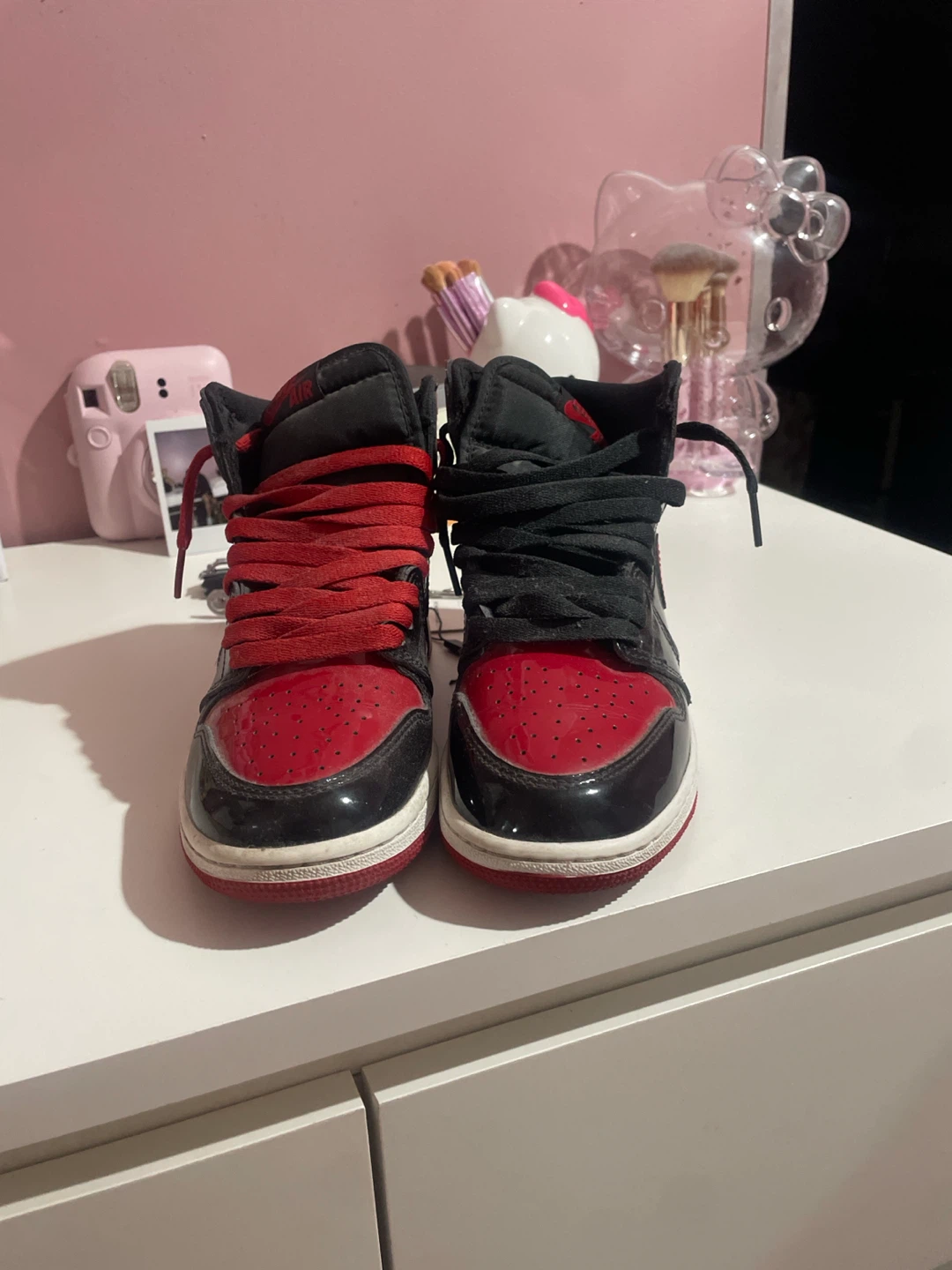 Air Jordan 1 Retro High OG Patent Bred - photo 2
