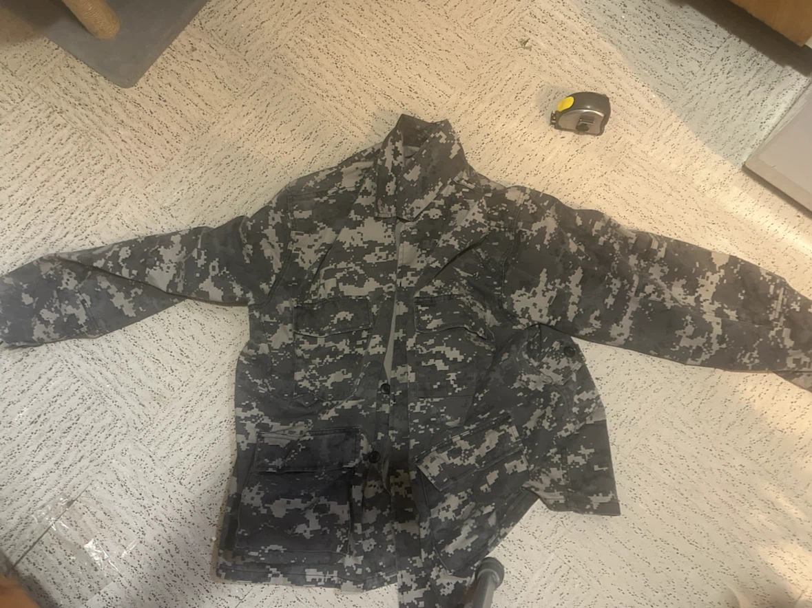 US Army ACU Digital Camo Uniform Set Jacket & Cargo Pants - photo 3