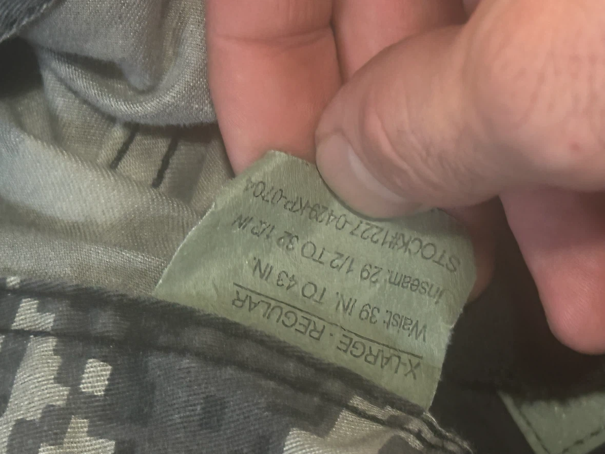 US Army ACU Digital Camo Uniform Set Jacket & Cargo Pants - photo 5