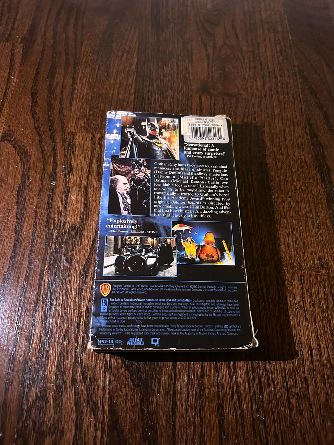 Batman Returns VHS Tape - photo 2