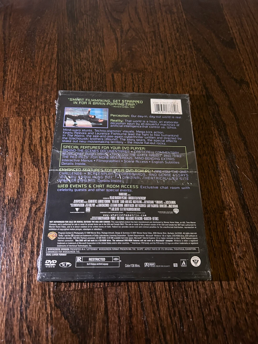 The Matrix DVD 2001 - photo 2