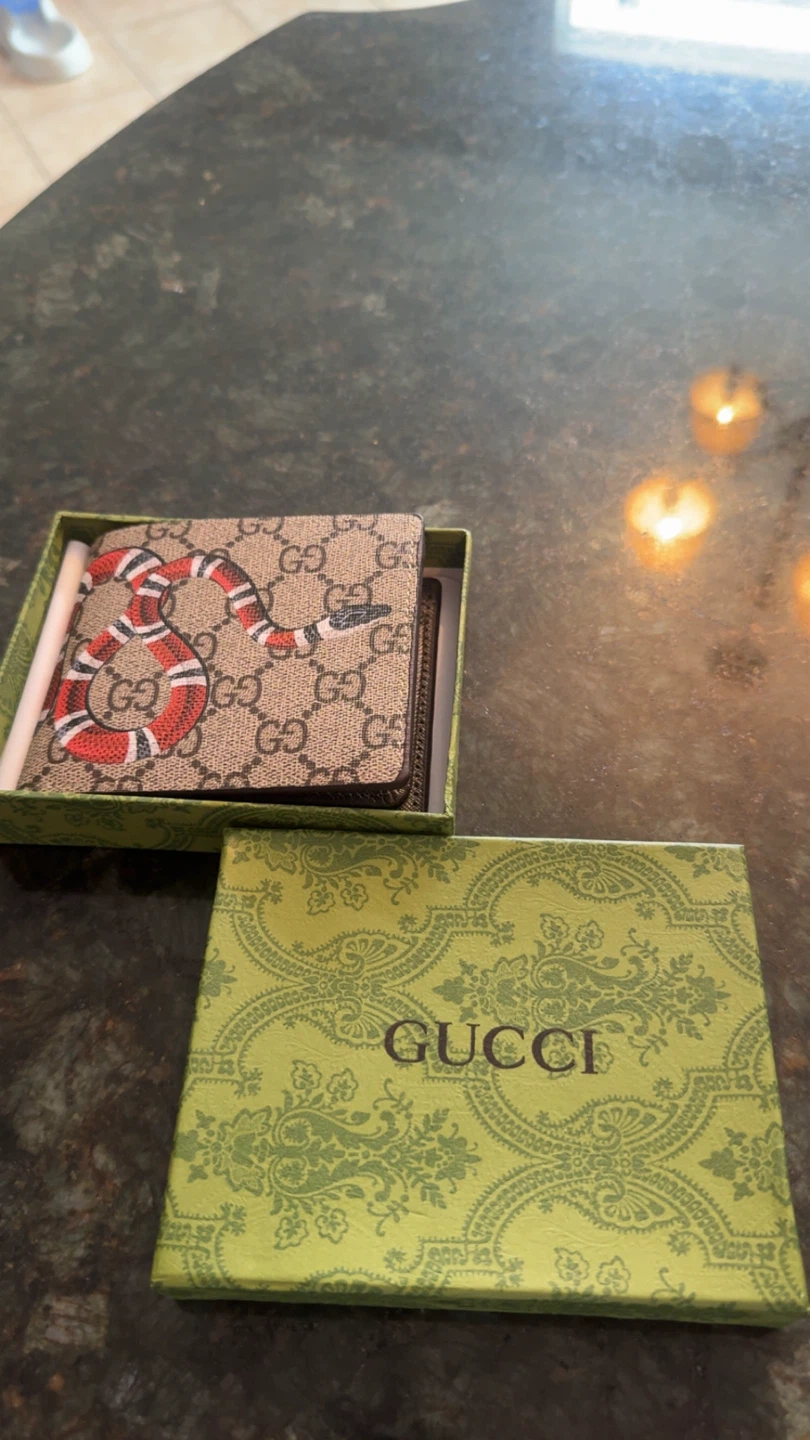 Gucci Kingsnake Bi-fold Wallet