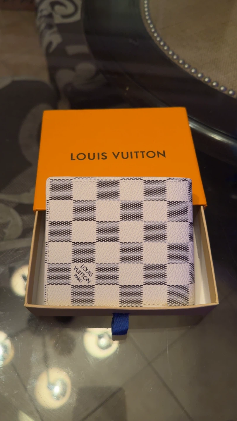 Louis Vuitton Damier Azur Canvas Bifold Wallet