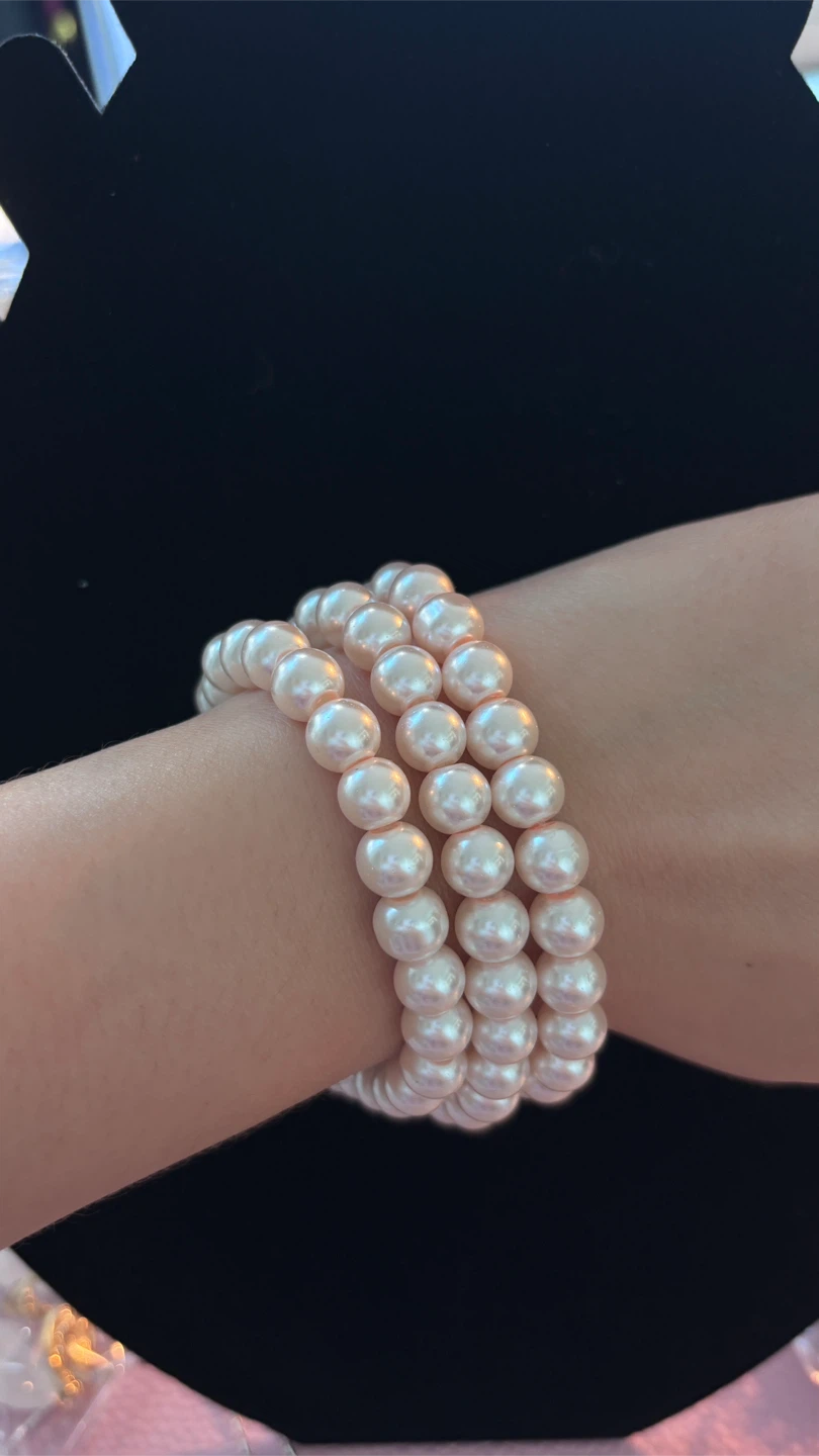 Pearl and Rhinestone Bracelet