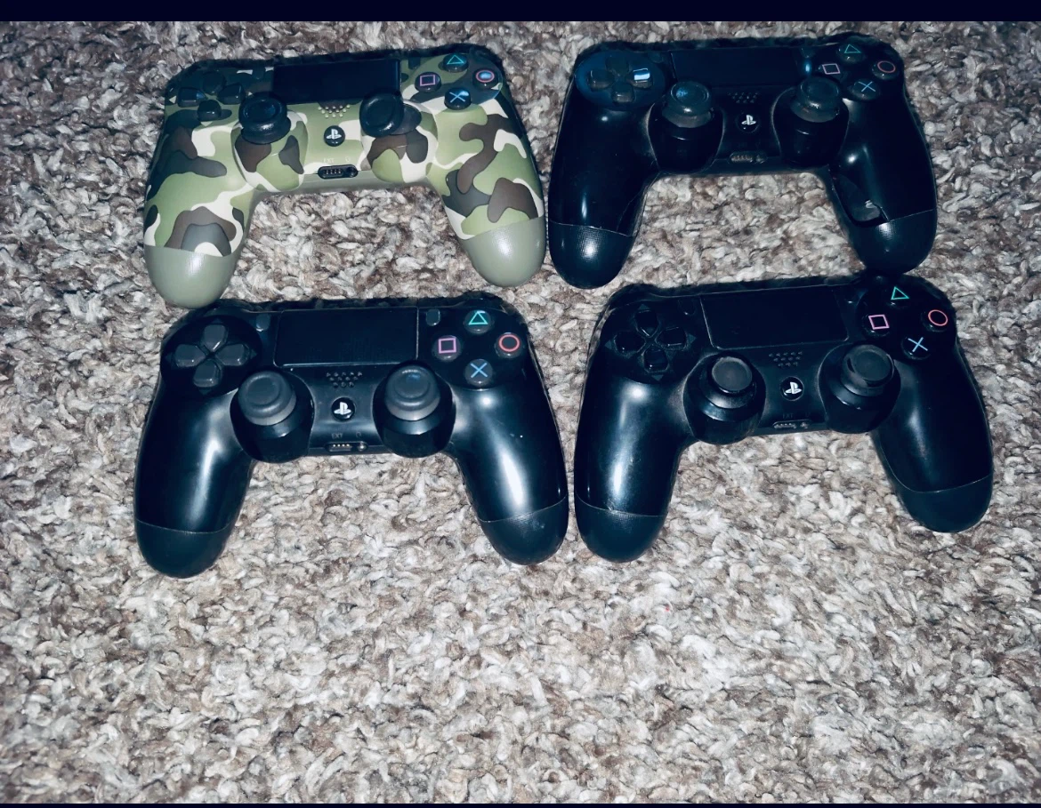 Sony PlayStation 4 Pro Console with 4 Controllers - photo 3