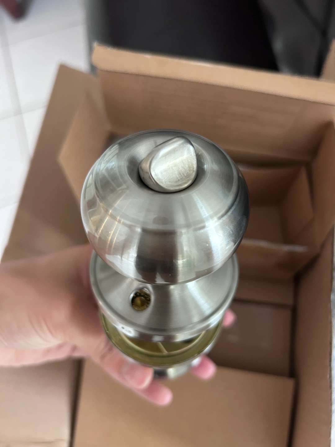 10 pack Brushed Nickel Interior Door Knob Set - photo 4
