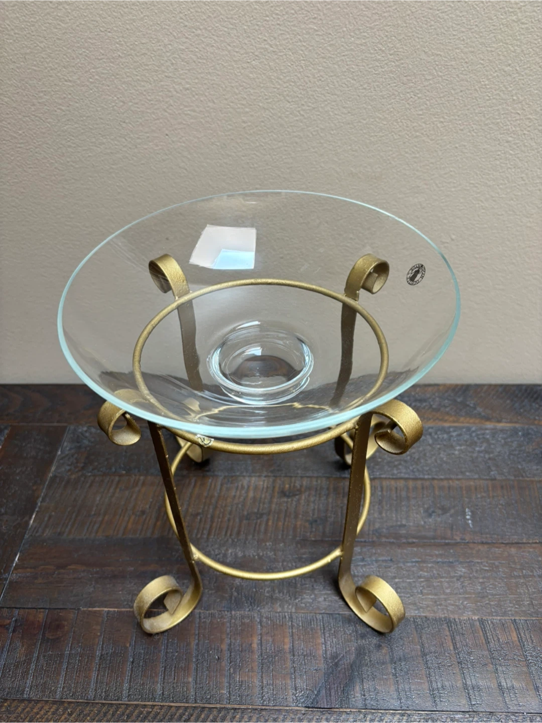 Glass and Metal Decorative Bowl - photo 2