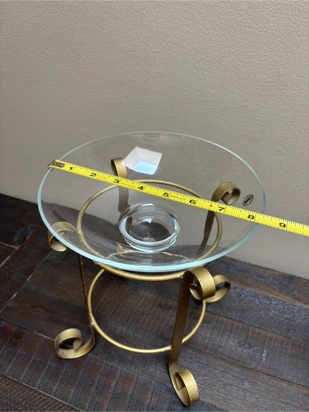 Glass and Metal Decorative Bowl - photo 4