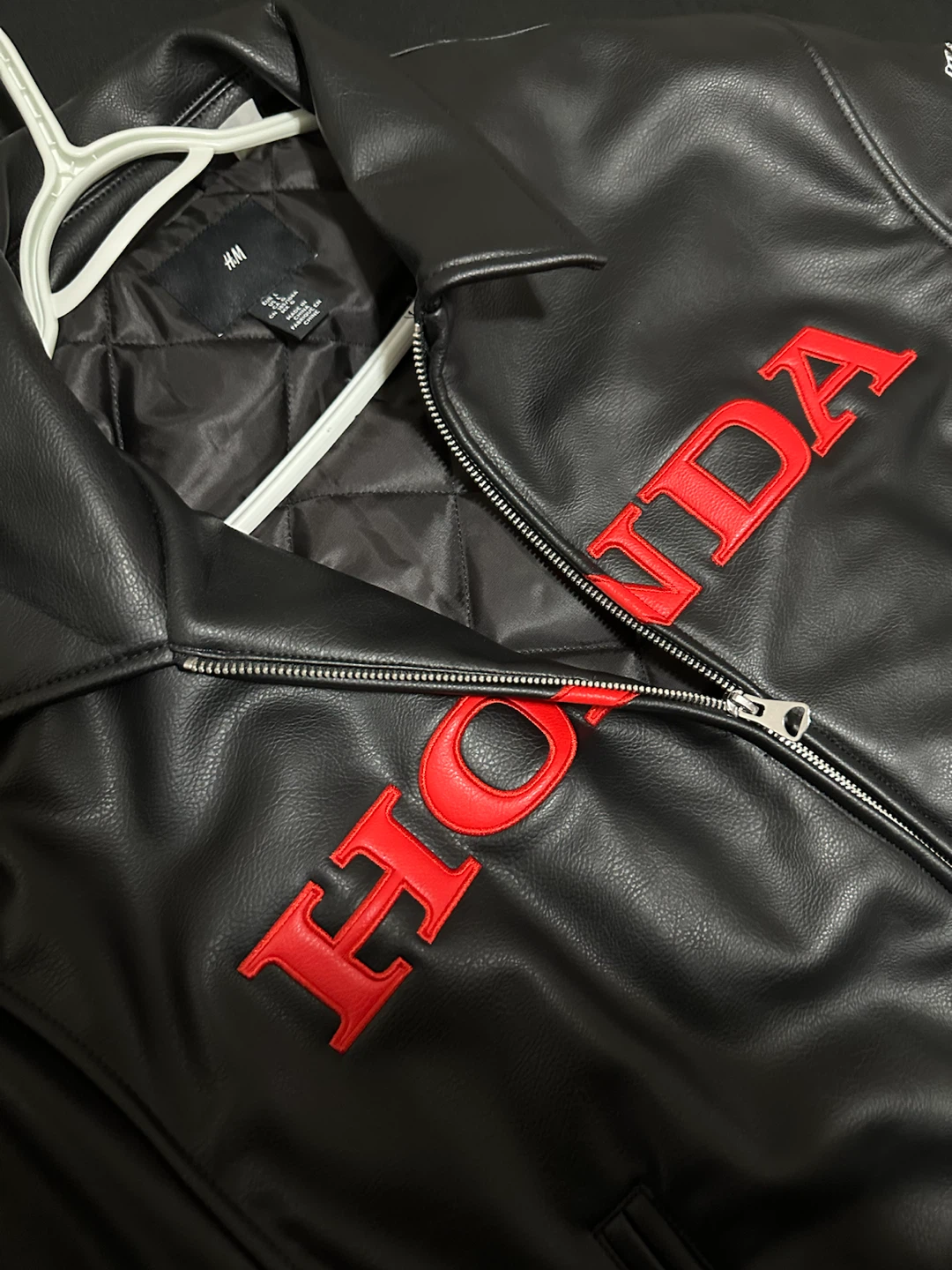H&M Honda Racing Faux Leather Jacket - photo 2