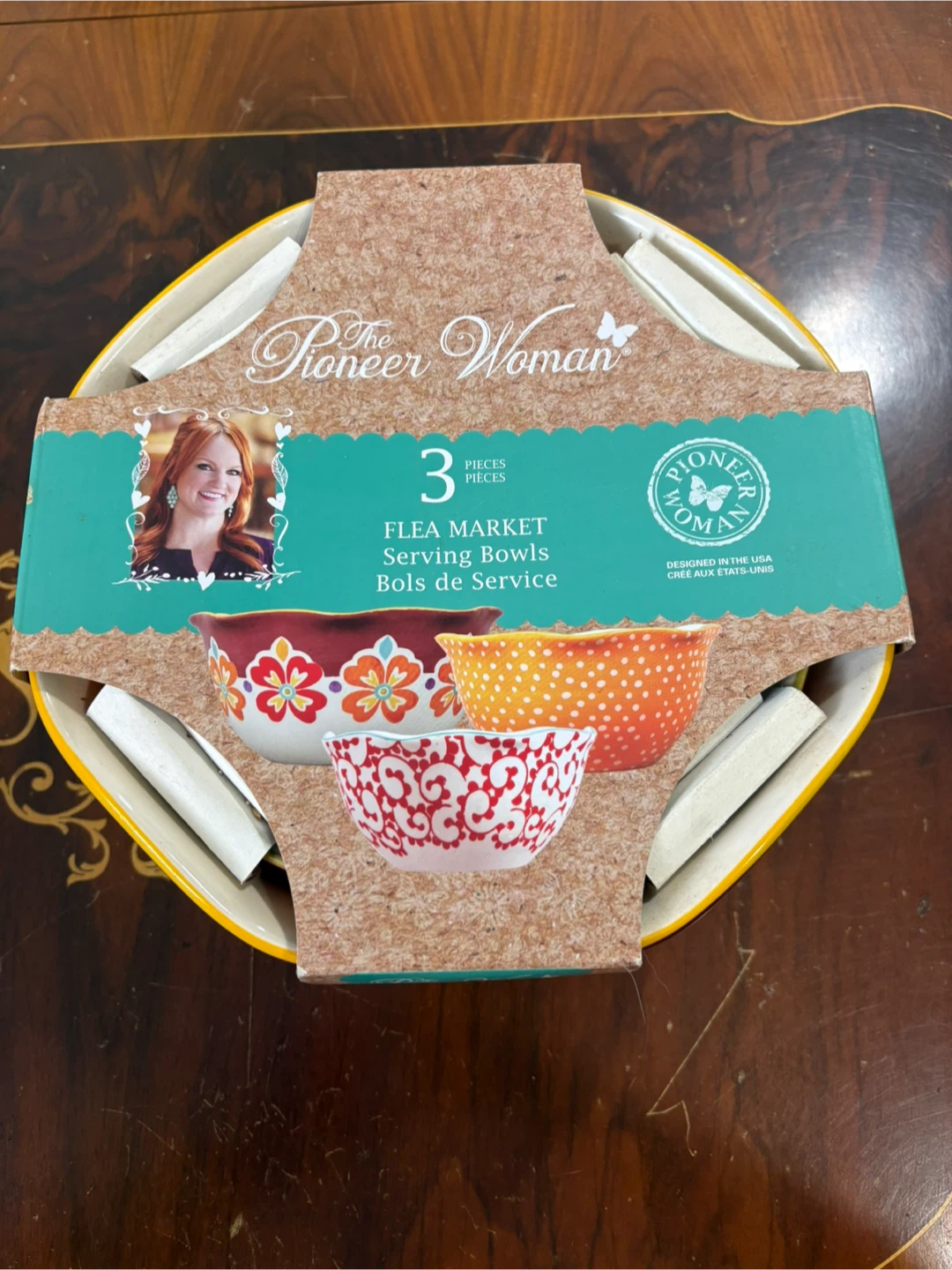 Pioneer Woman Flea Market Serving Bowls Set of 3