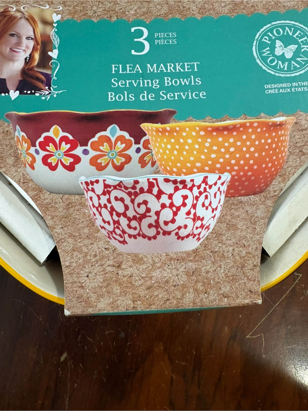 Pioneer Woman Flea Market Serving Bowls Set of 3 - photo 4