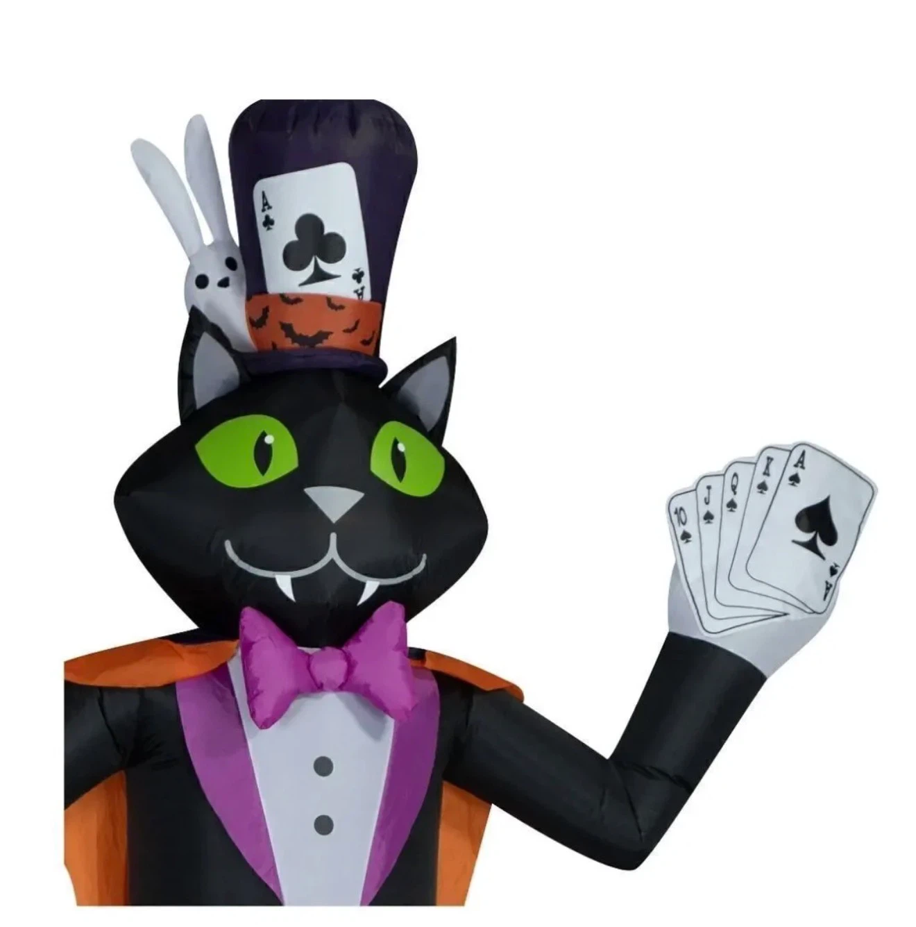 Brandnew 10ft Halloween Inflatable Magician Black Cat - photo 3