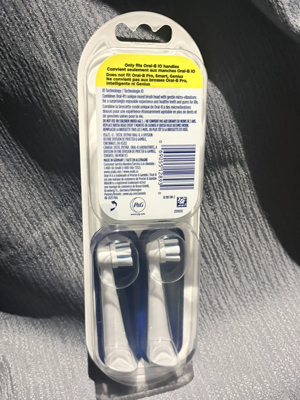 Oral-B iO Gentle Care Replacement Brush Heads - 2 Pack - photo 2