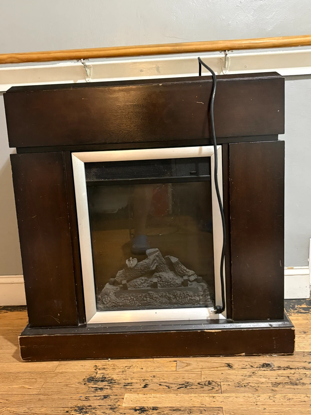 Twin-Flame Electric Fireplace - photo 2