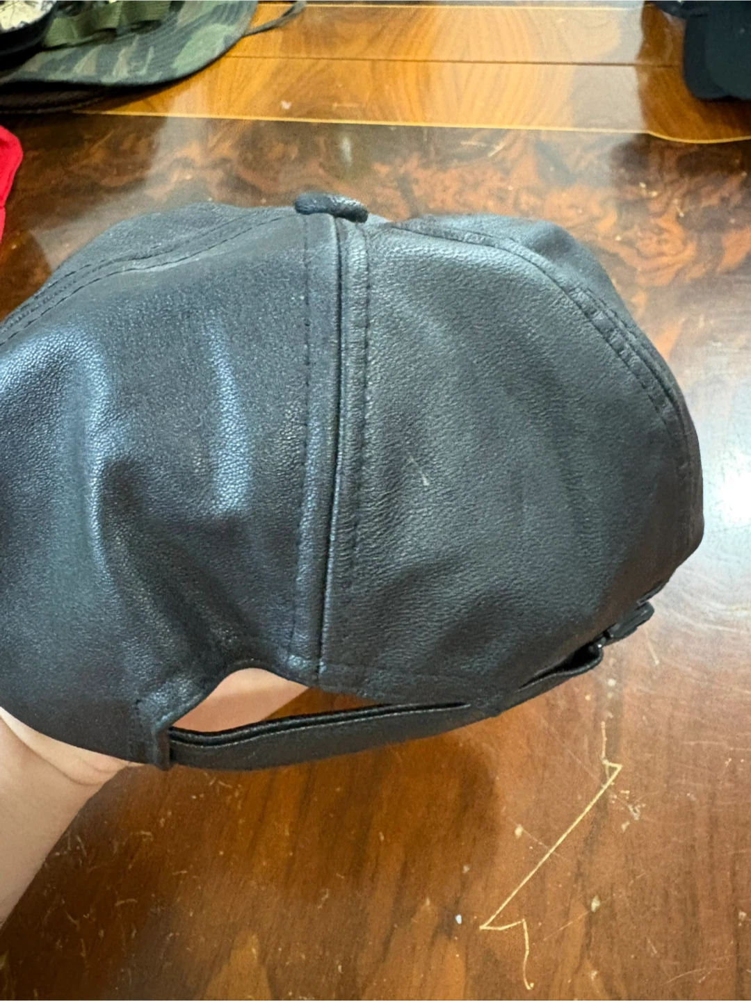 West Coast Choppers Black Lambskin Ball Cap - photo 2
