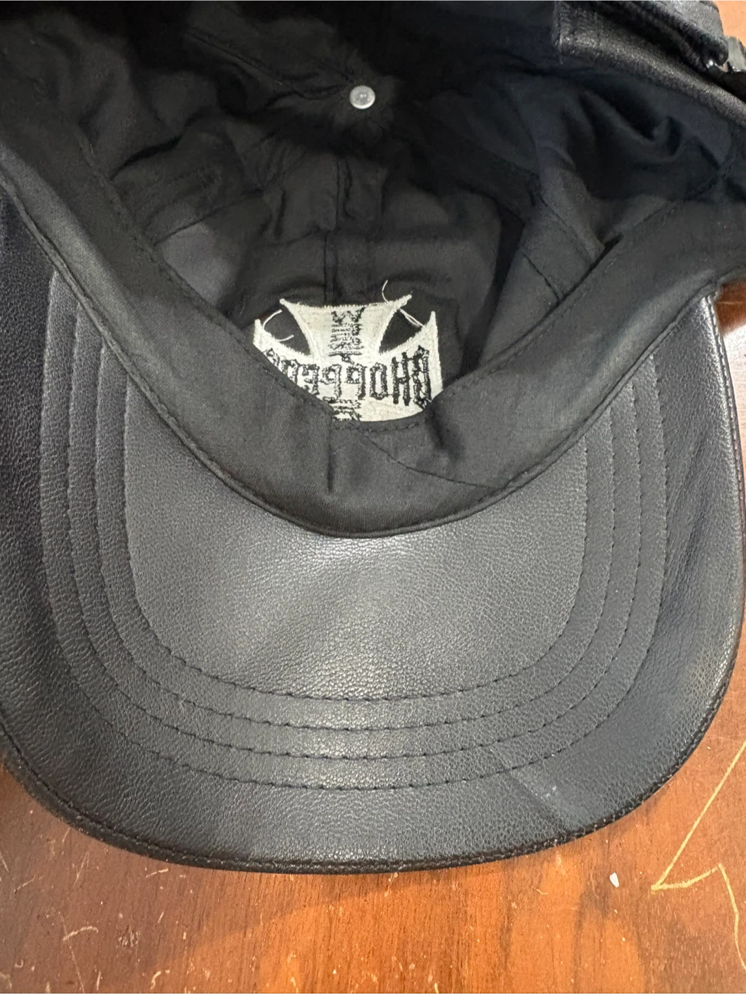 West Coast Choppers Black Lambskin Ball Cap - photo 4