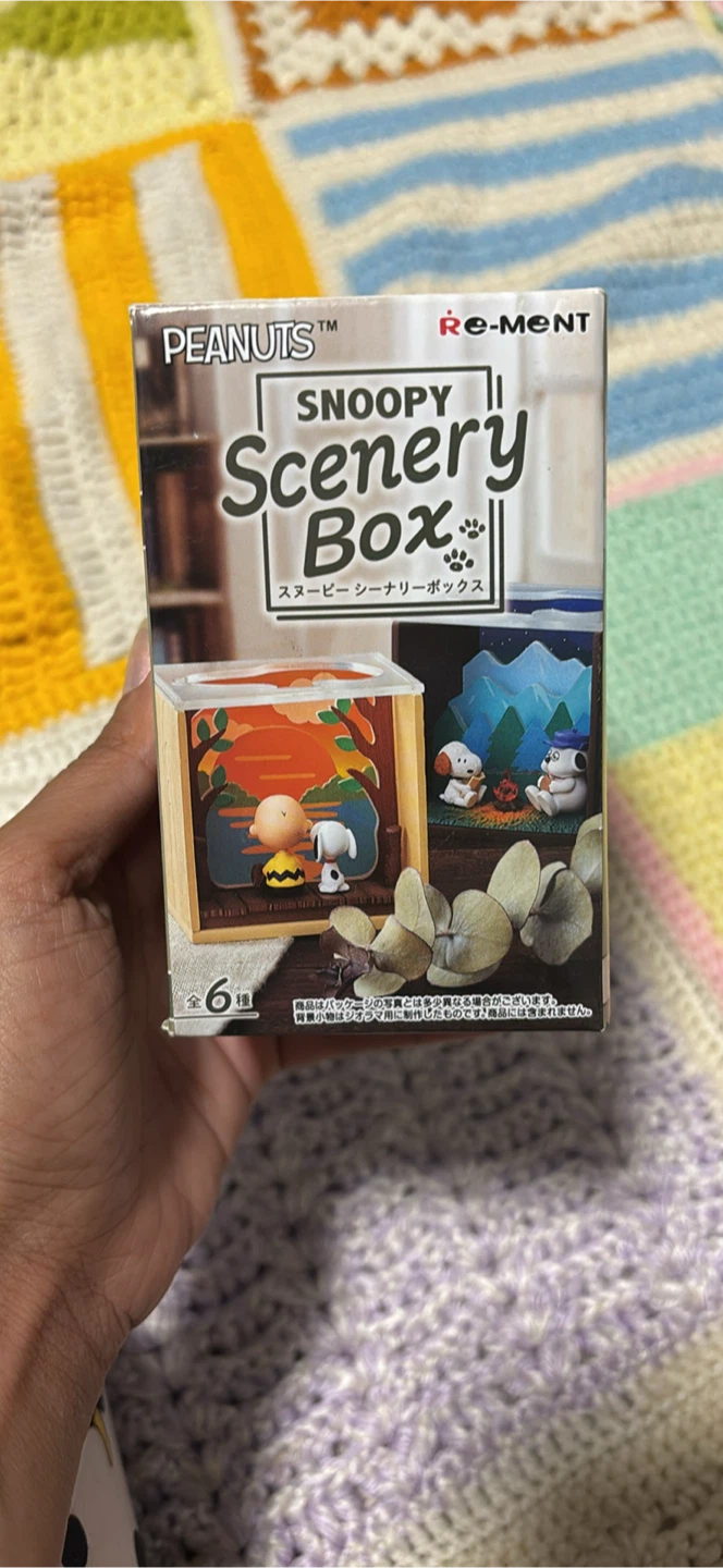 RE-MENT Peanuts Snoopy Scenery Box