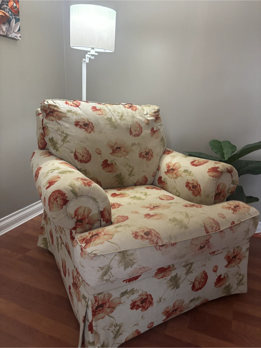 Floral Armchair