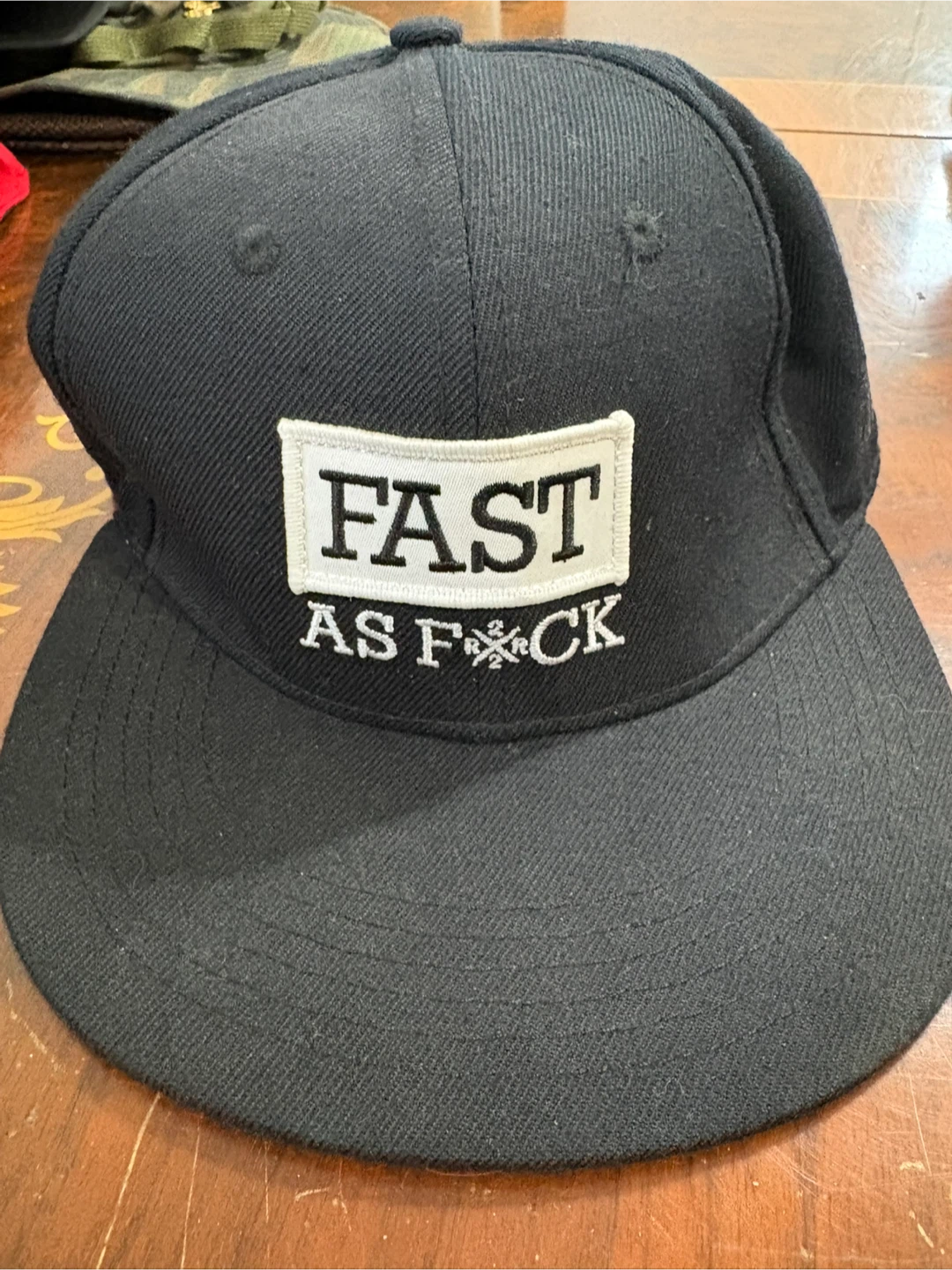 Ride Rich Fast As Fxck Black Snapback Cap