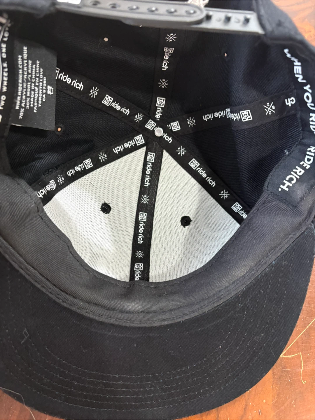 Ride Rich Fast As Fxck Black Snapback Cap - photo 5