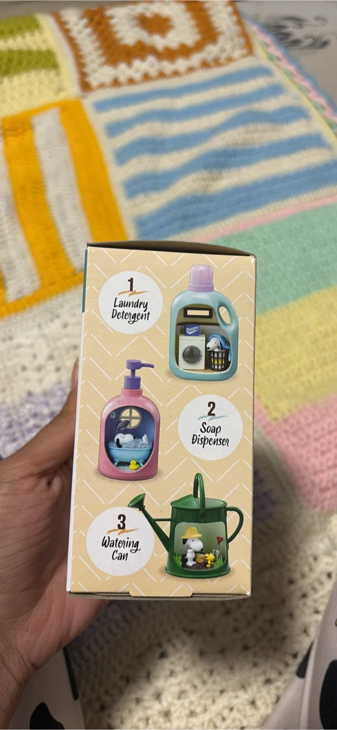 Re-Ment Snoopy's Life in a Bottle Miniature - Laundry Detergent - photo 2