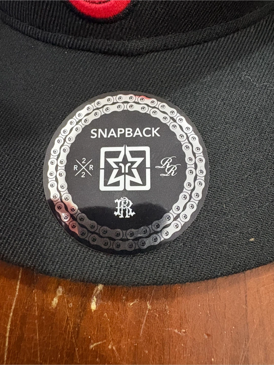 Ride Rich Black Snapback Hat with Red Embroidery - photo 2