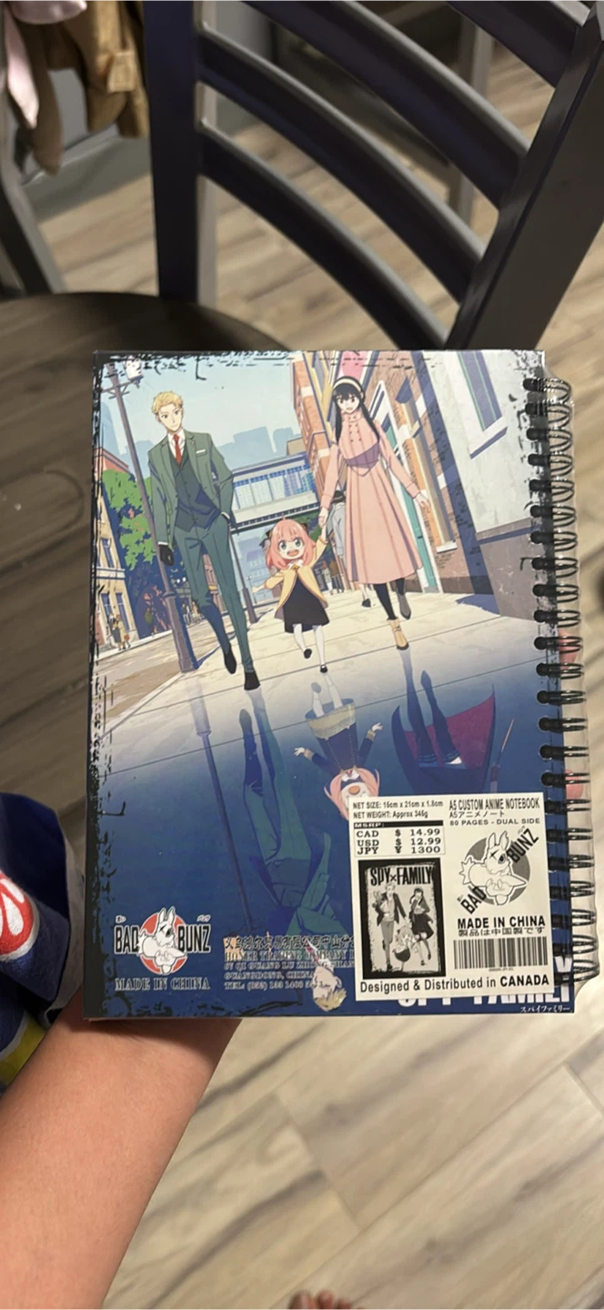 Spy x Family A5 Custom Anime Notebook - photo 2