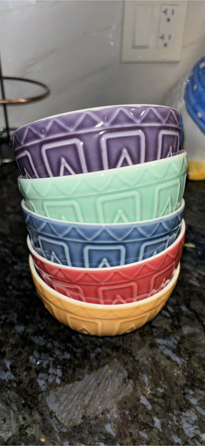 Set of 5 Ceramic Mixing Bowls