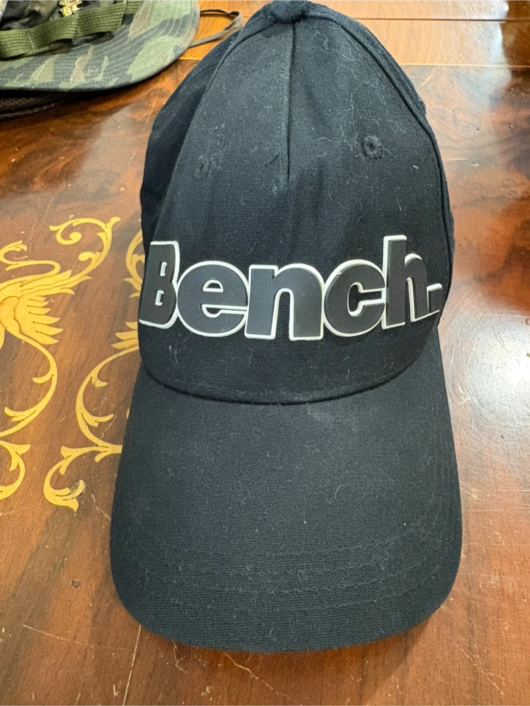 Bench Black Logo Snapback Hat